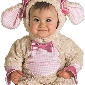 Baby pink lamb costume